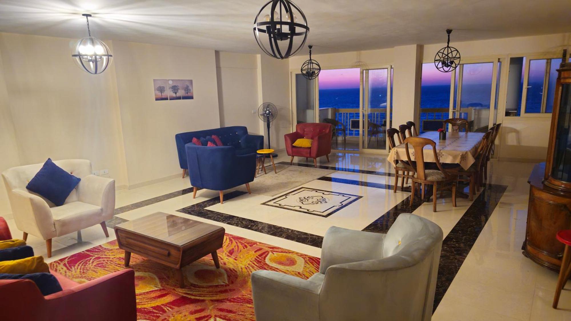 Alex Sea View Apartment - Families Only อเล็กซานเดรีย ภายนอก รูปภาพ